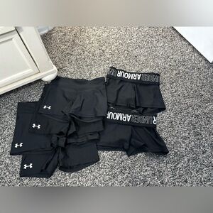Under Armour Black Performance Shorts Volleyball size medium